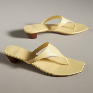 Jeffrey Campbell thong kitten heels